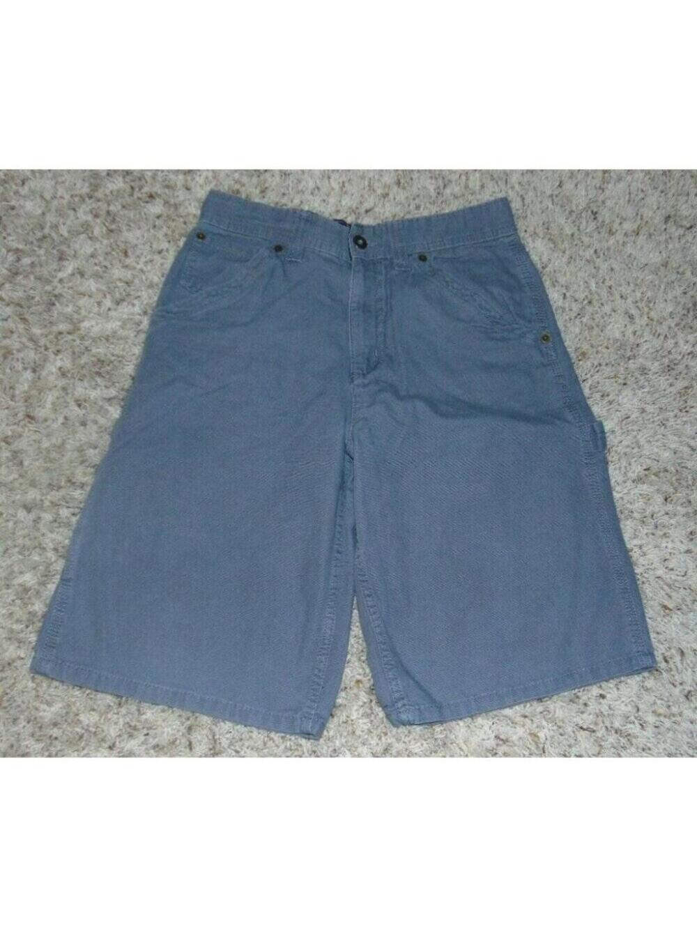 Urban Pipeline Carpenter Shorts 14 Boys Gray Flat Front Adjustable Waist